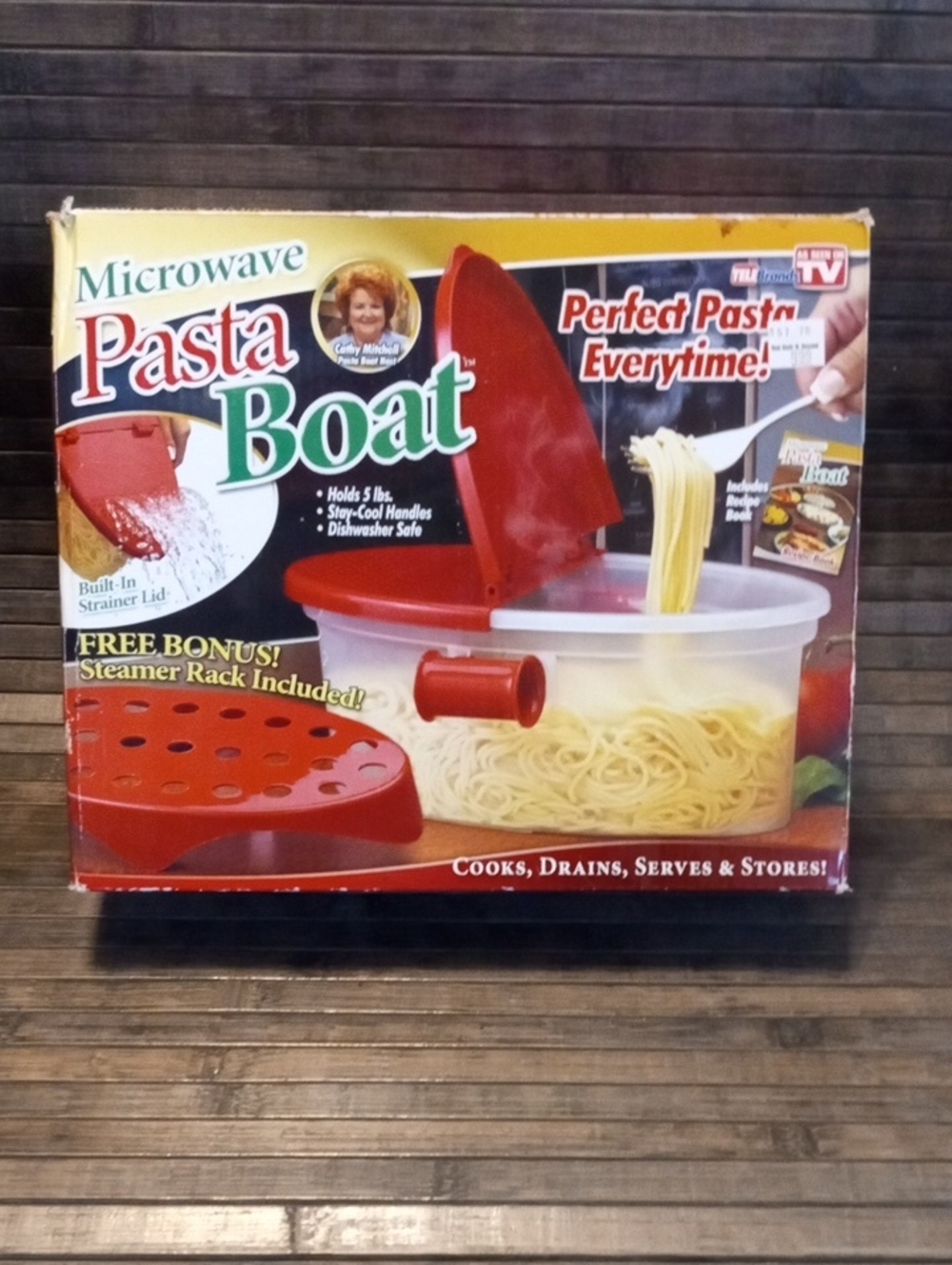 Microwave PASTA BOAT by Telebrands As Seen On TV Perfect Pasta